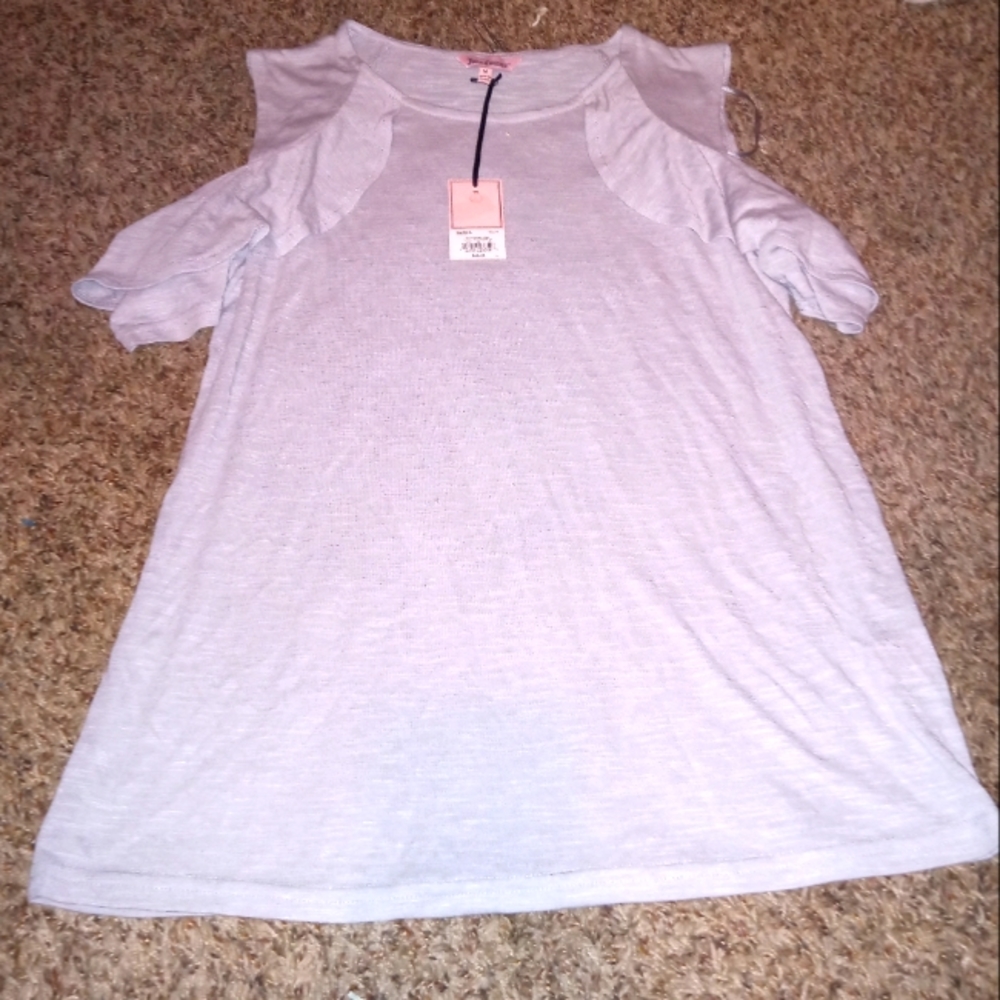 Juicy Couture Kohl's M Gray Woman's Shirt